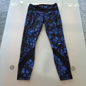 Lululemon Run Inspire Tight II Luxtreme Leggings Dandy Digie Porcelaine Black 4